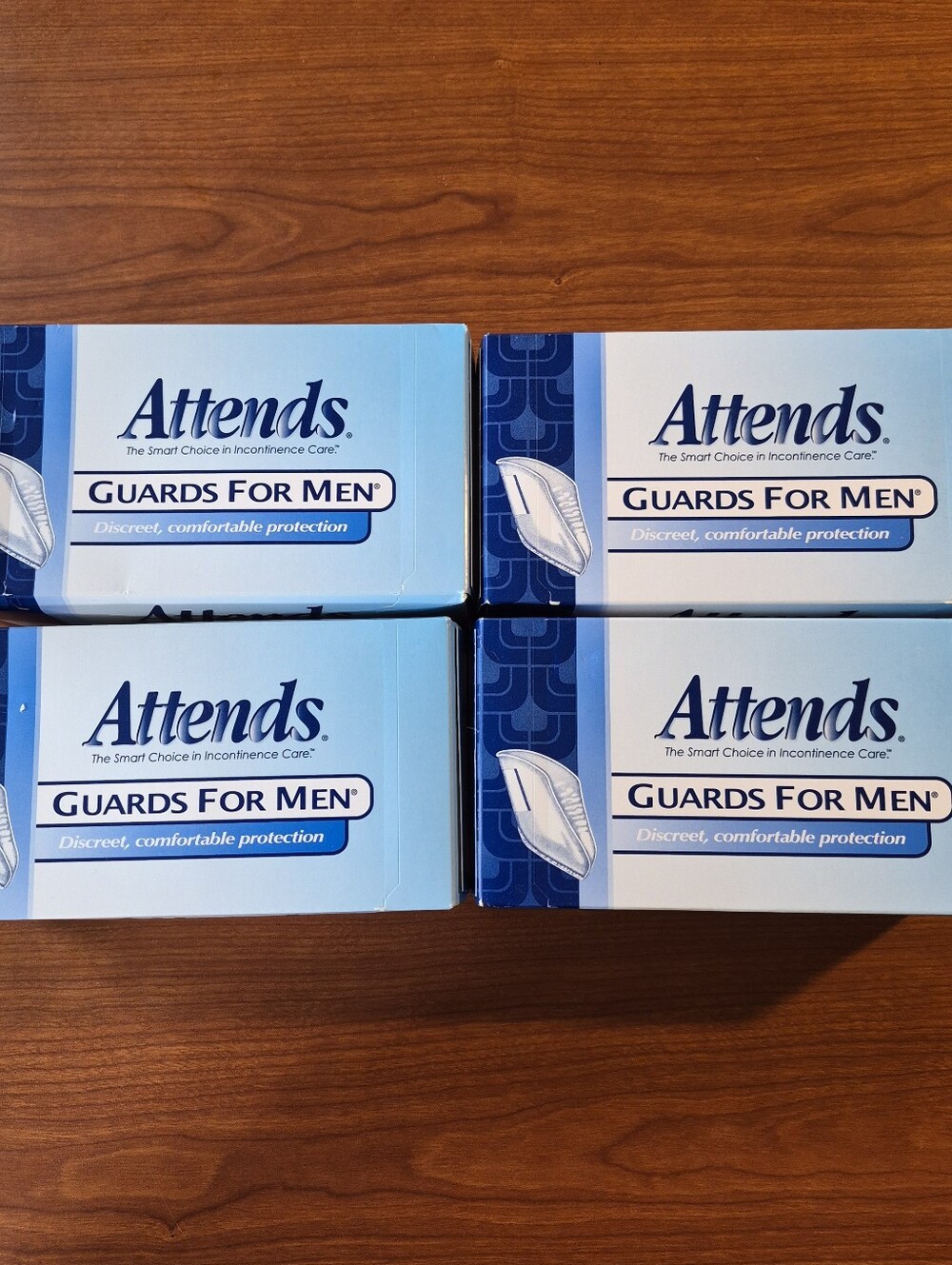 Attends Guards for Men NEW Unopened Disposable Lightweight Incontinence Pads 4pk